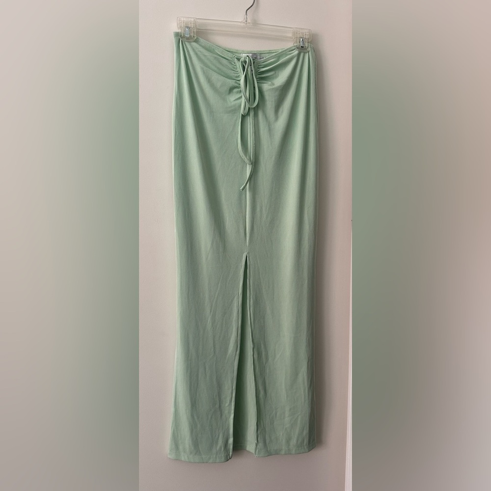 Princess Polly Sage Skirt